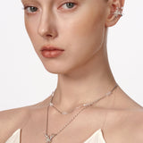 Butterfly Reverie Dual Layer Necklace