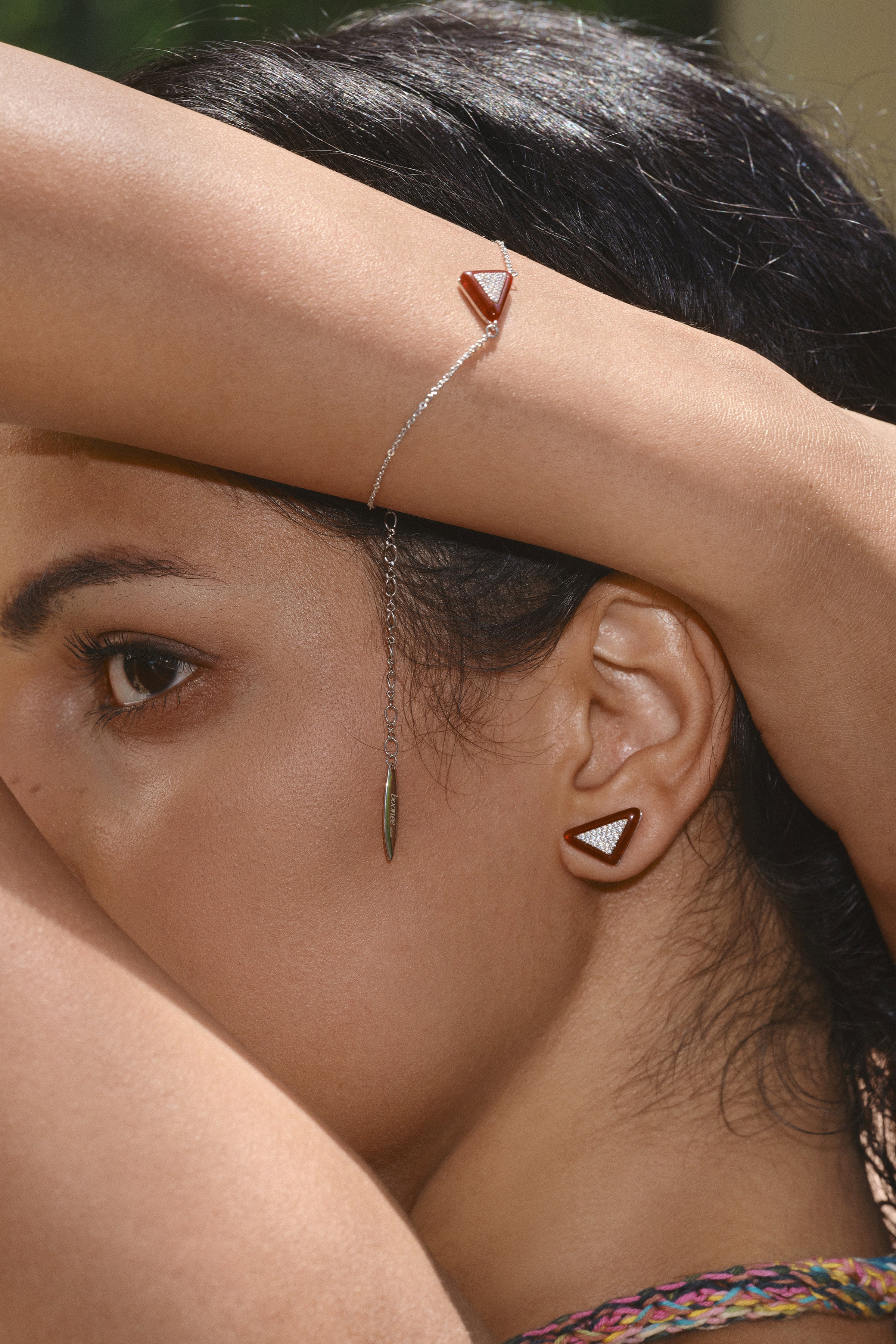 Sunset Lava Earrings - booneealus