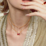 Horse Form Layered Necklace - booneealus