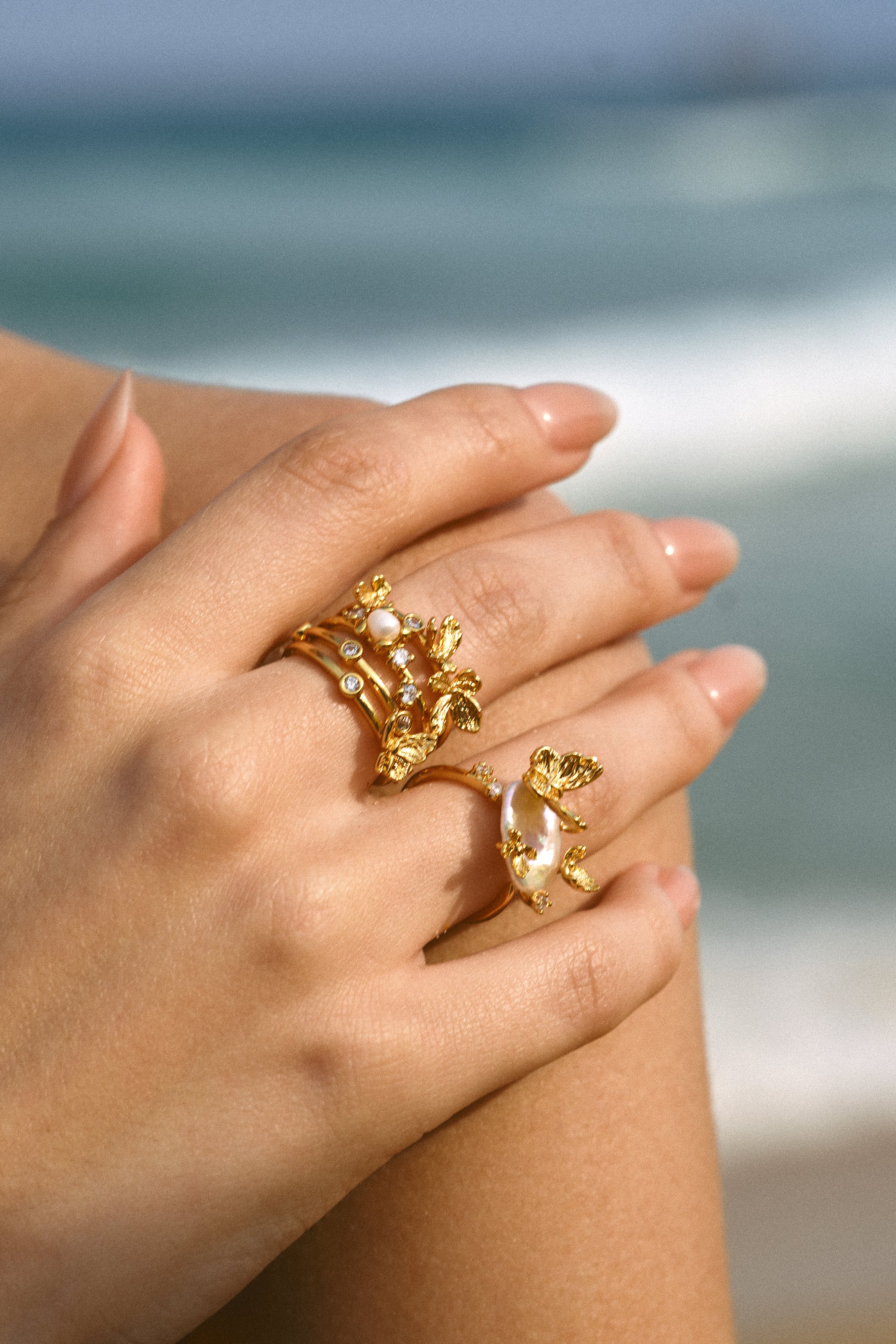 Gold Verses of Becoming Ring - booneealus