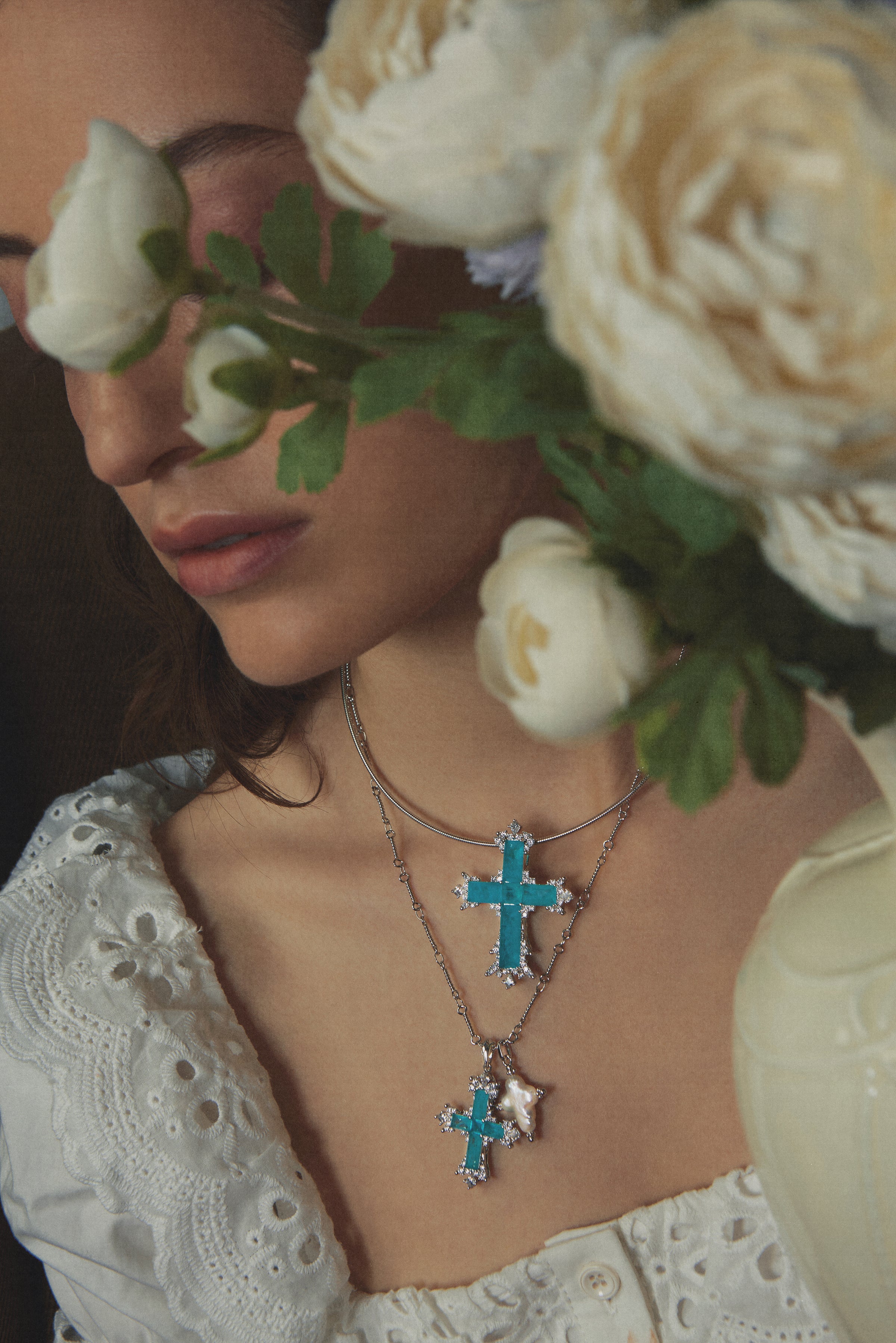 Seaglim Cross Necklace - booneealus