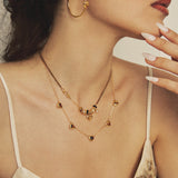 Nocturne Heart Station Necklace
