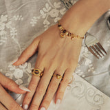 Nocturne Heart Stone Ring