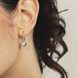 Nocturne Whisper Heart Earrings