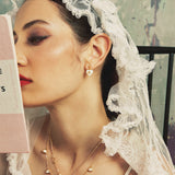 Nocturne Heart Mini Stud Earrings