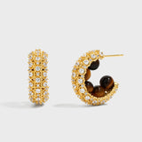 Vortex Stone Earrings