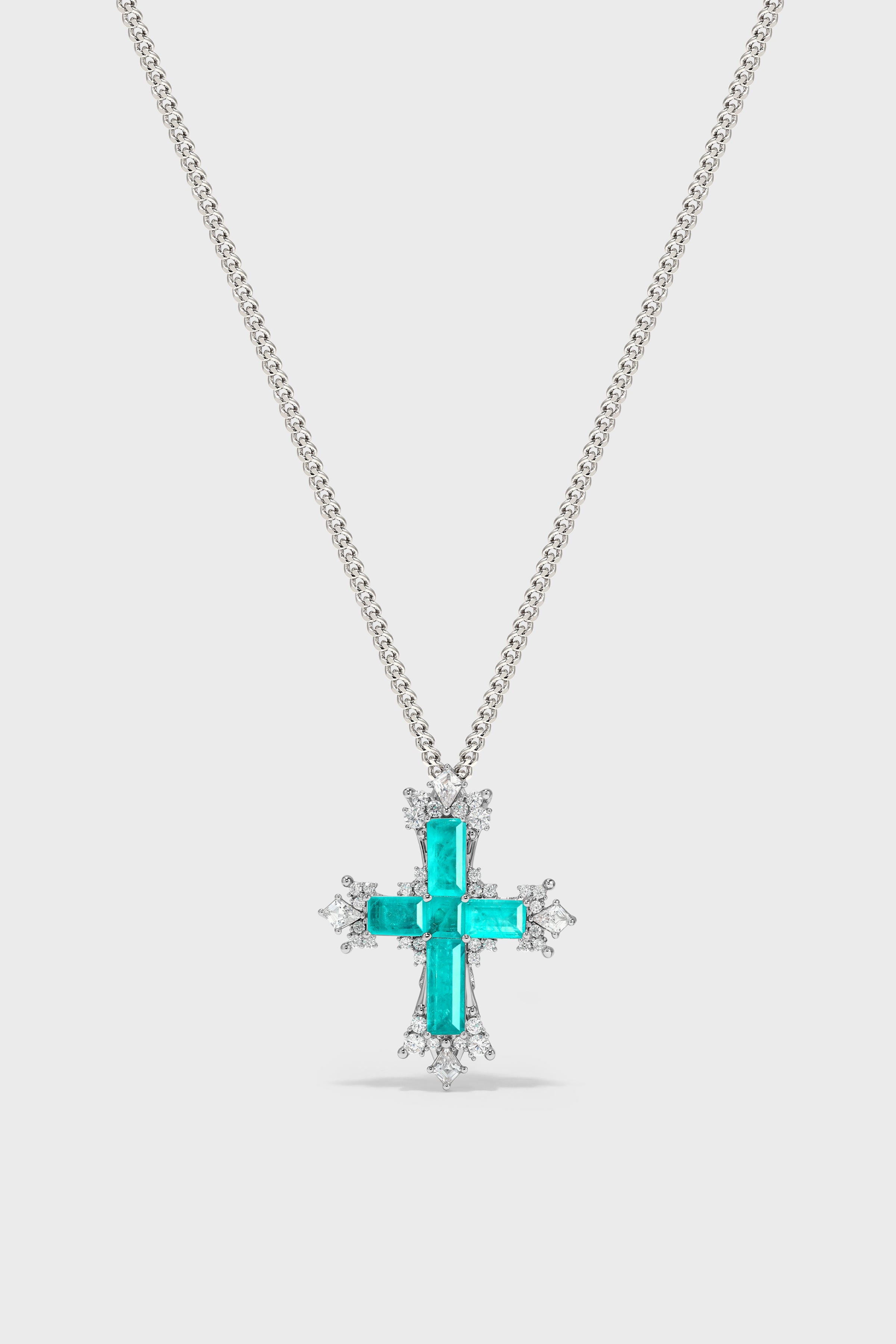 アクセンダ　ルーティナー Lucent Tide Cross Necklace – Small – booneealus