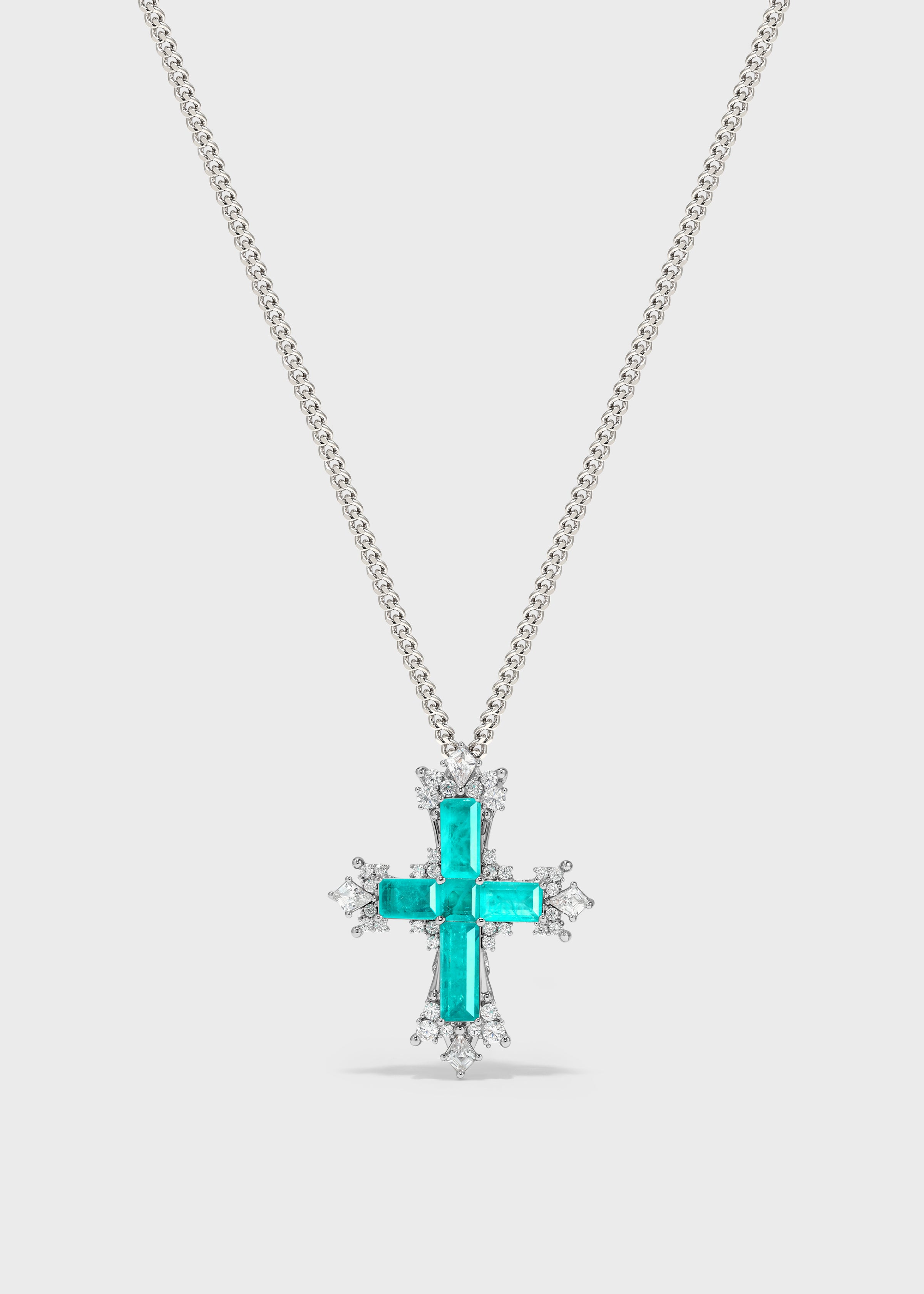 Lucent Tide Cross Necklace – Small - booneealus