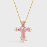 FluidGrace Cross Necklace —— Large - booneealus