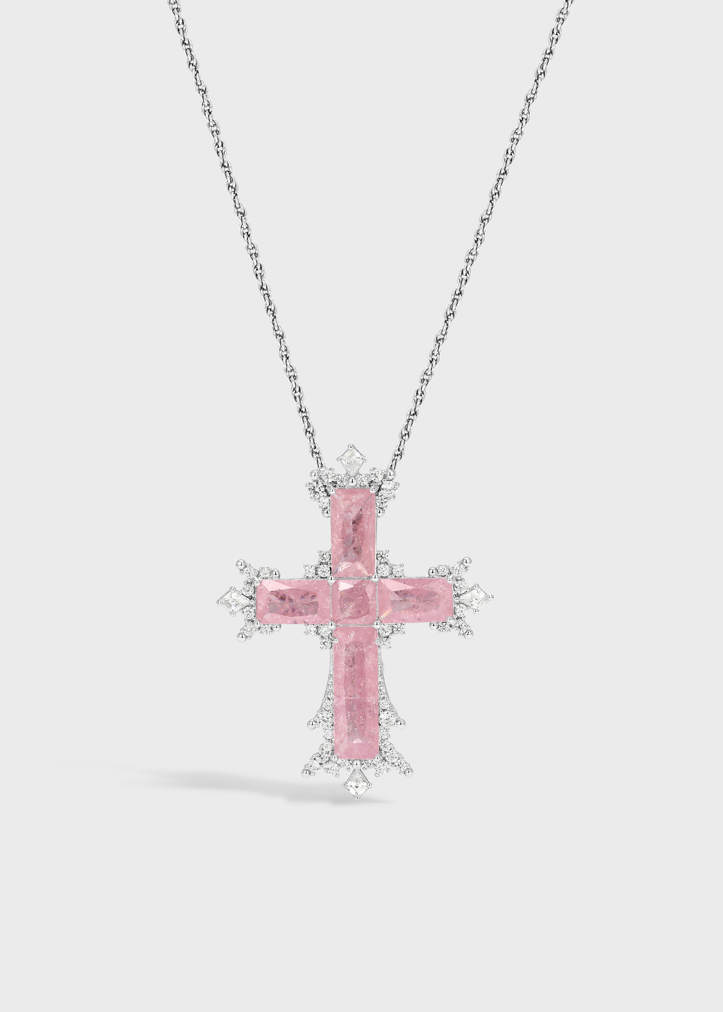 FluidGrace Cross Necklace —— Large - booneealus