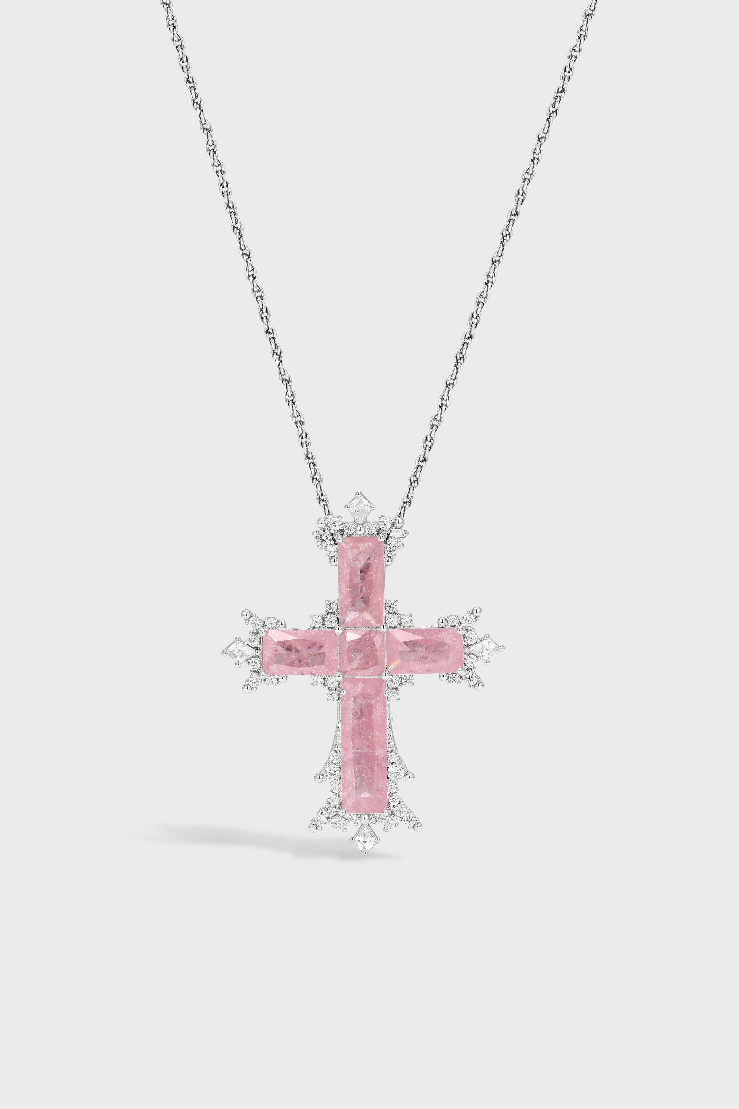 FluidGrace Cross Necklace —— Large - booneealus