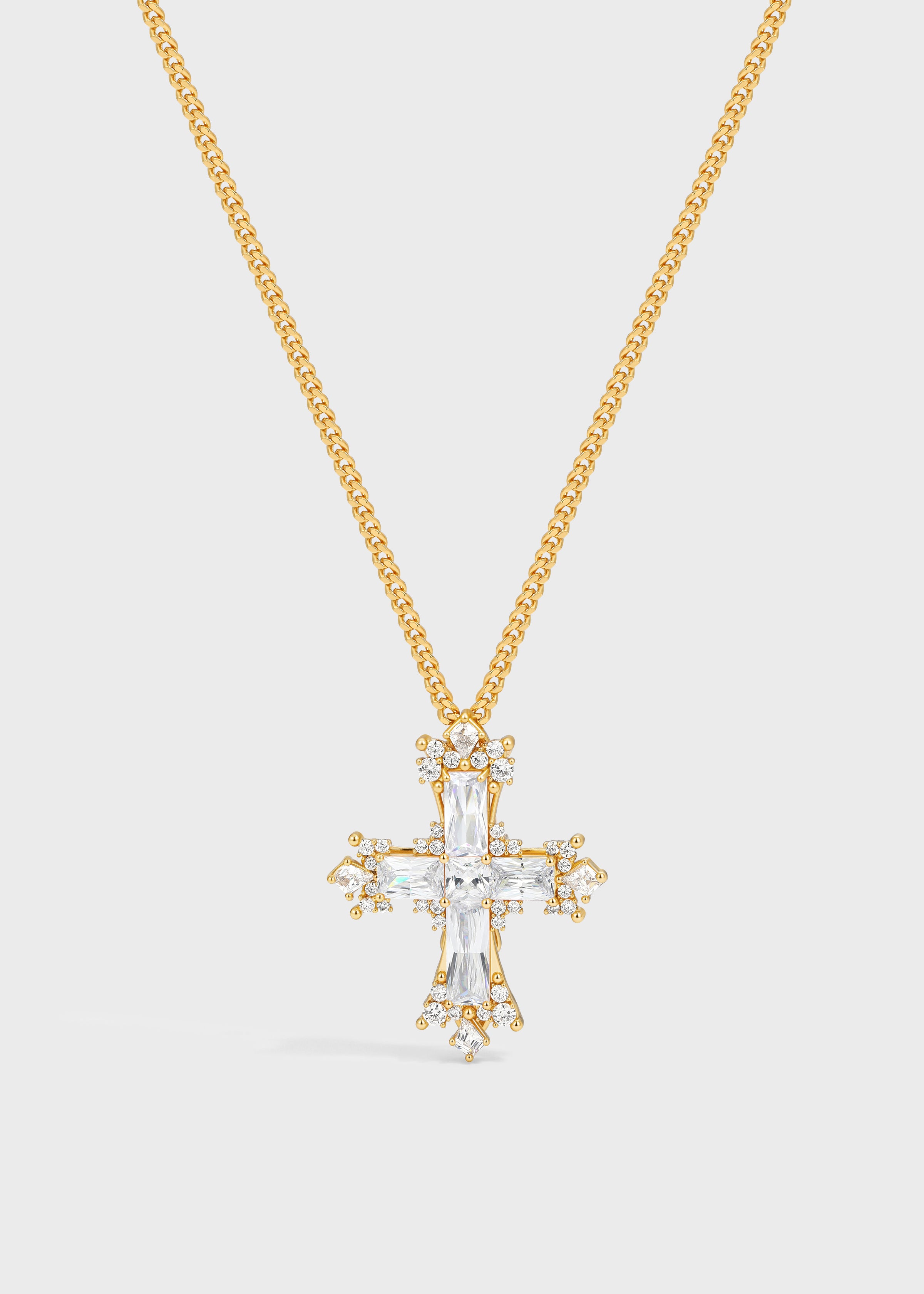 Dawnstar Cross Necklace —— Small - booneealus