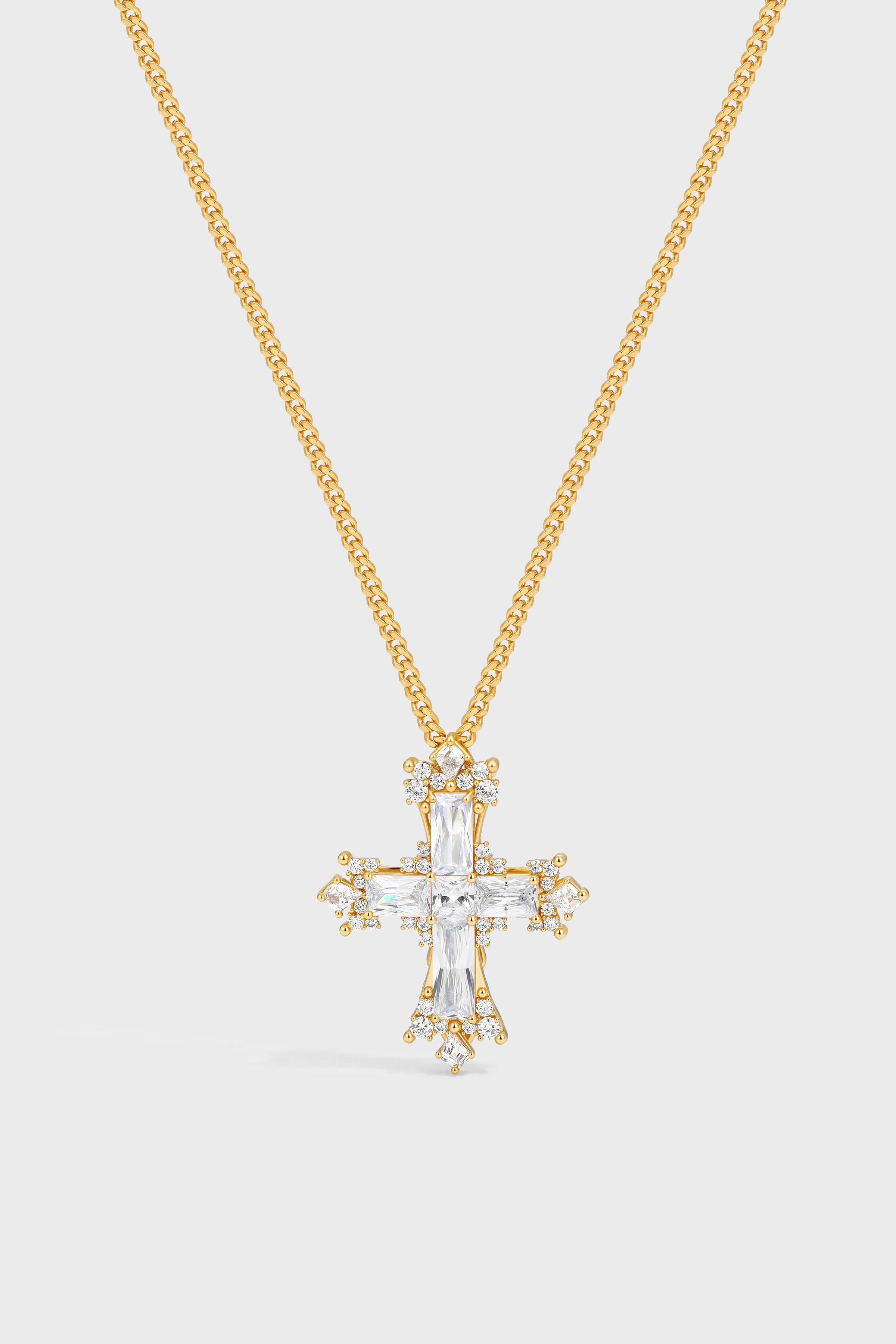 Dawnstar Cross Necklace —— Small - booneealus