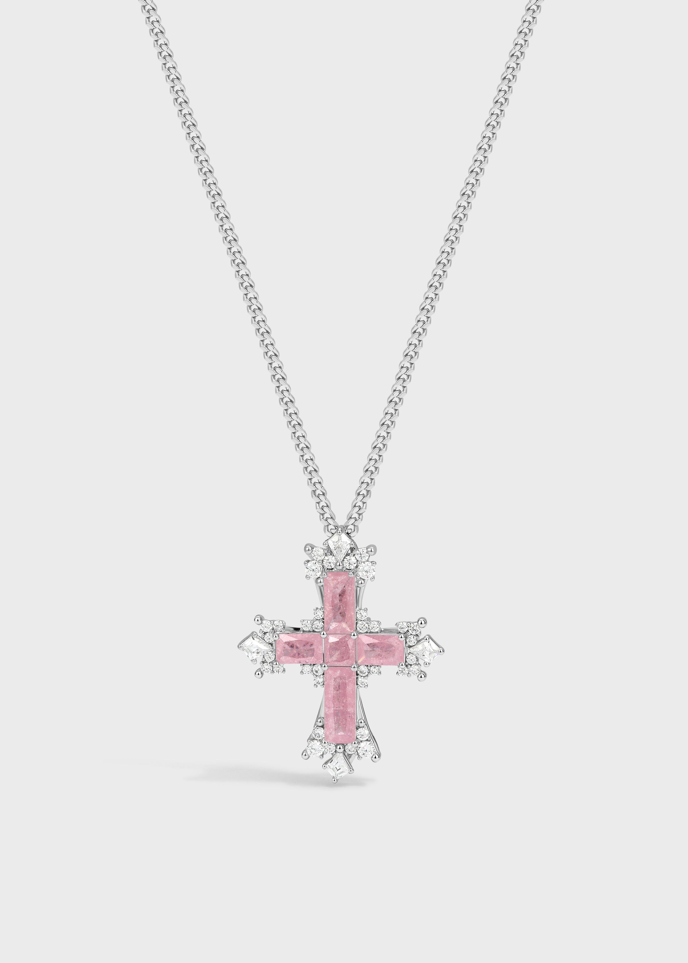 Mistglow Cross Necklace —— Small - booneealus