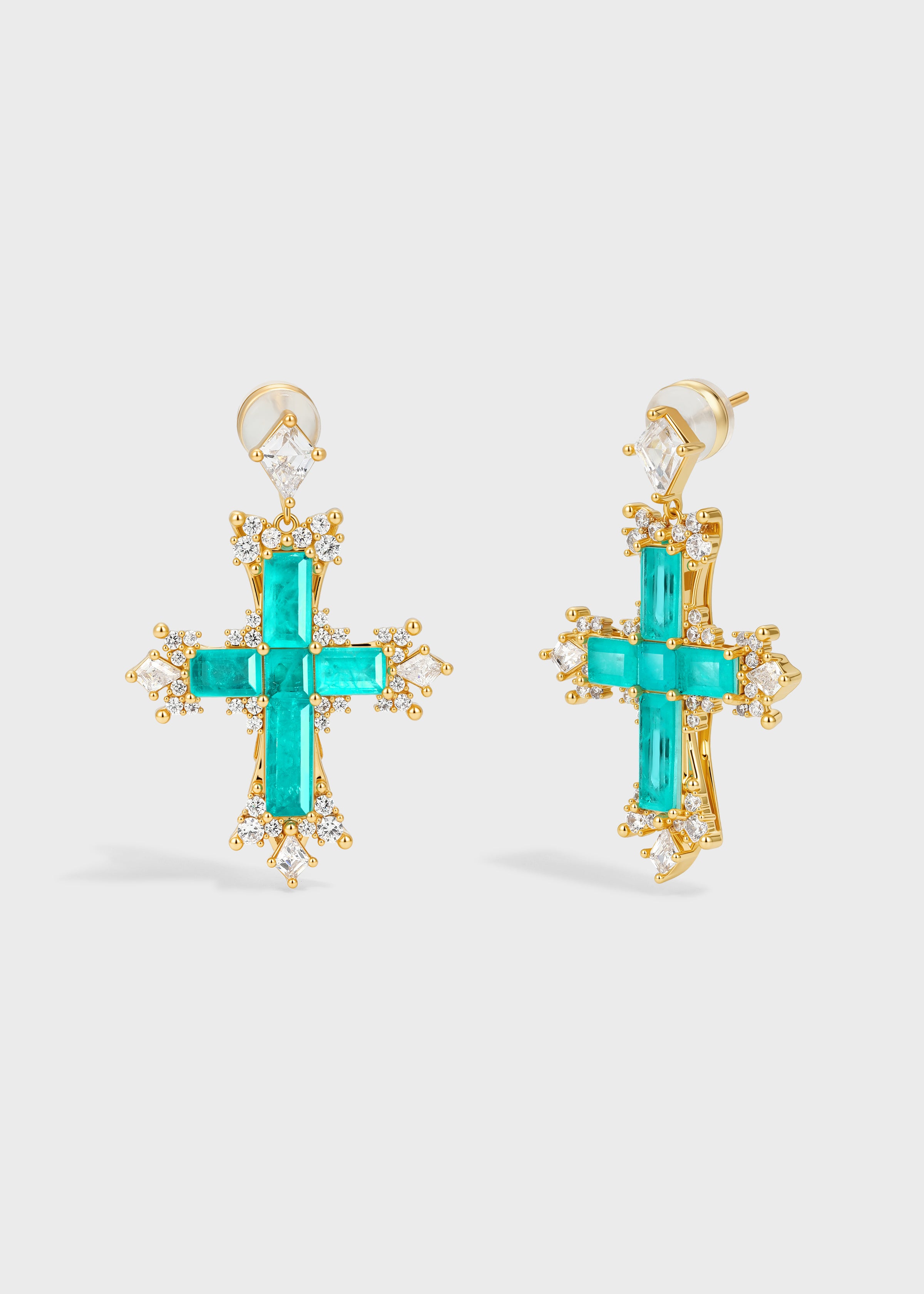 Tidal Cross Earrings - booneealus