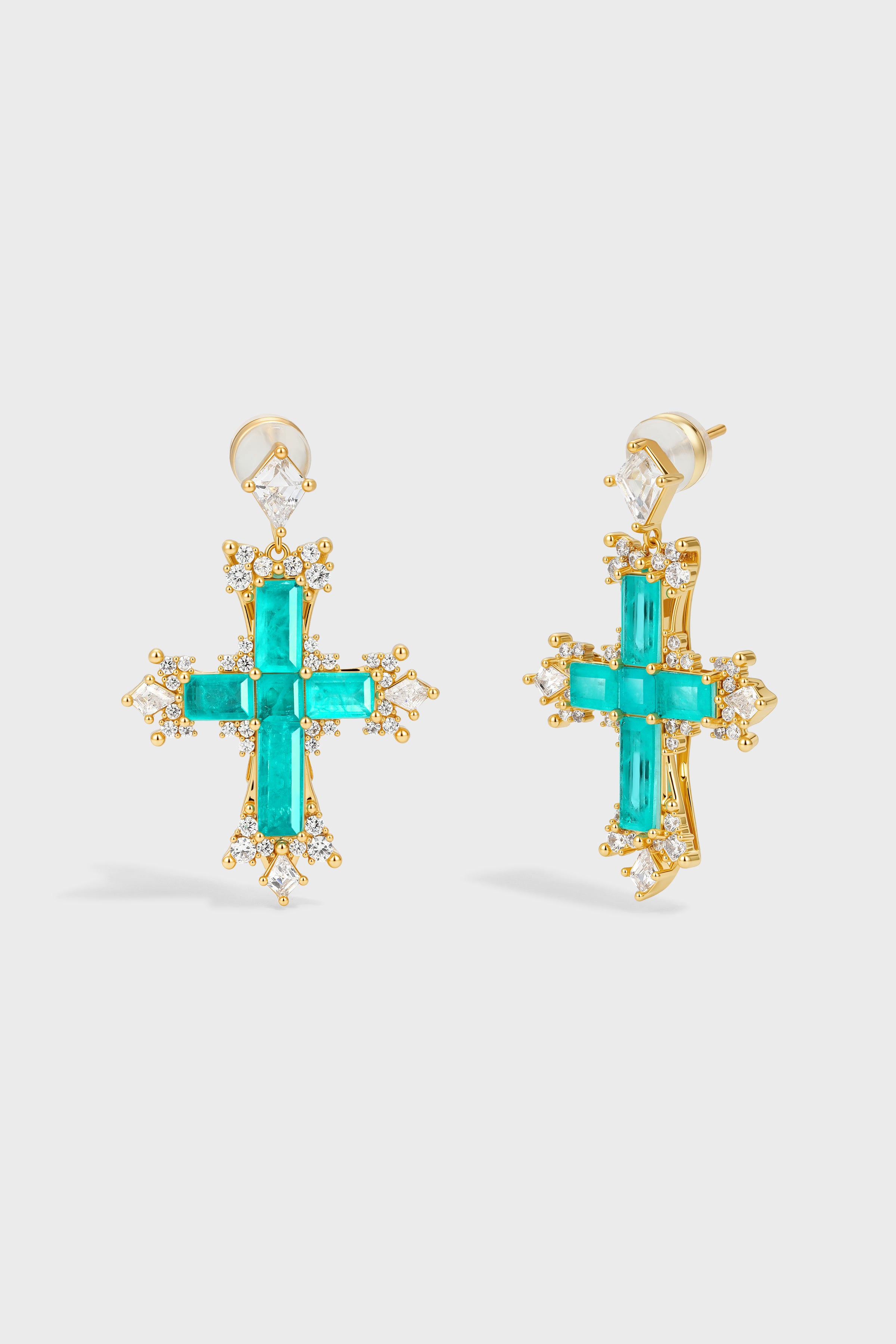 Tidal Cross Earrings - booneealus