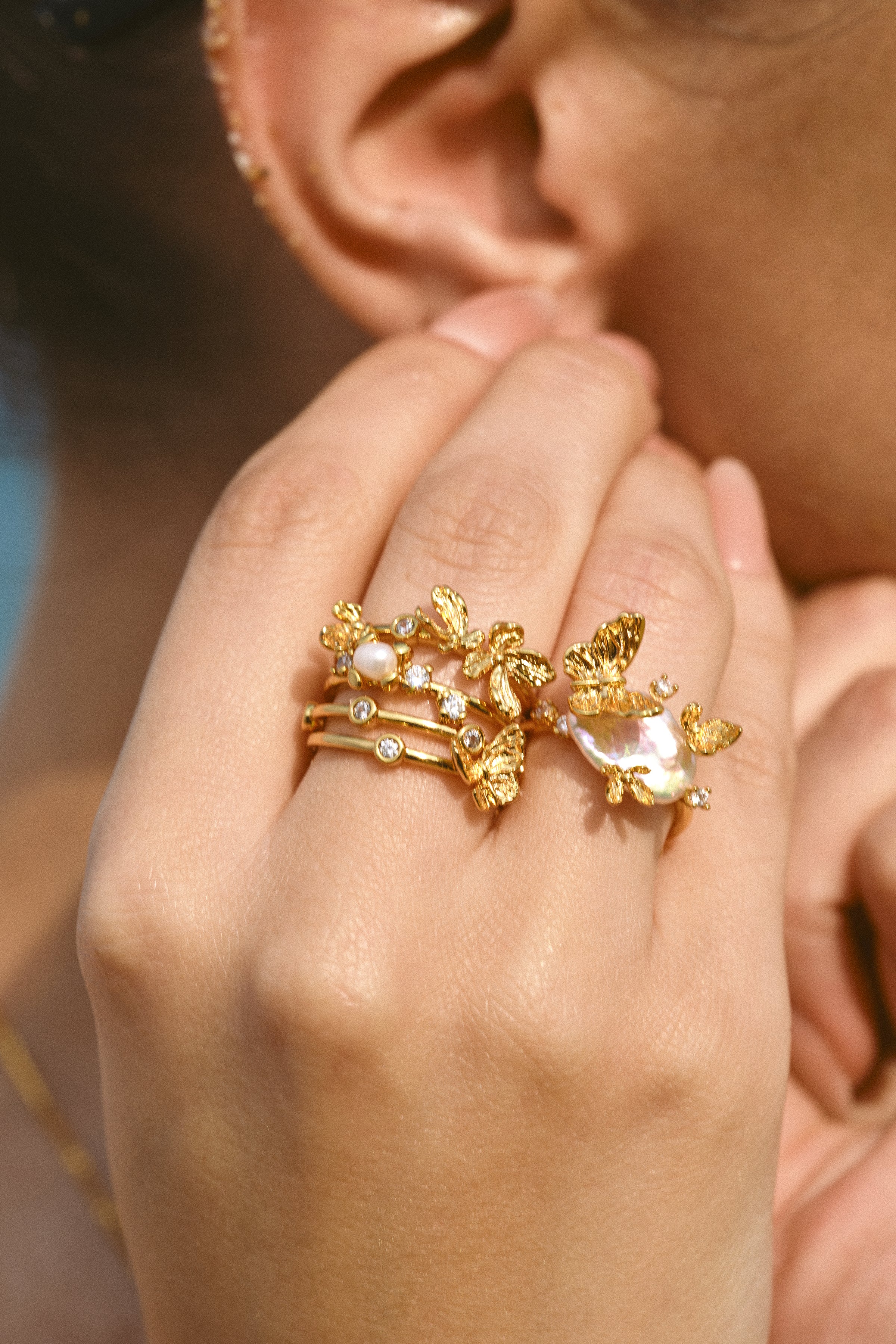 Gold Verses of Becoming Ring - booneealus