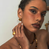 Amber Orbulis Earrings