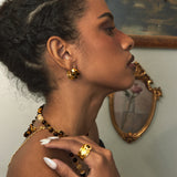 Amber Orbulis Earrings