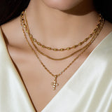 Urban Alchemy Cross Necklace - booneealus