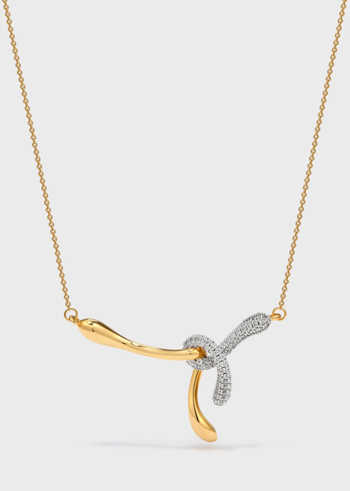 Entwined Lines necklace - booneealus