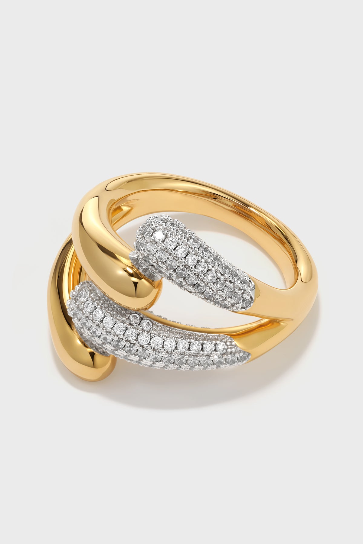 Celestial Duet Hoops Ring - booneealus