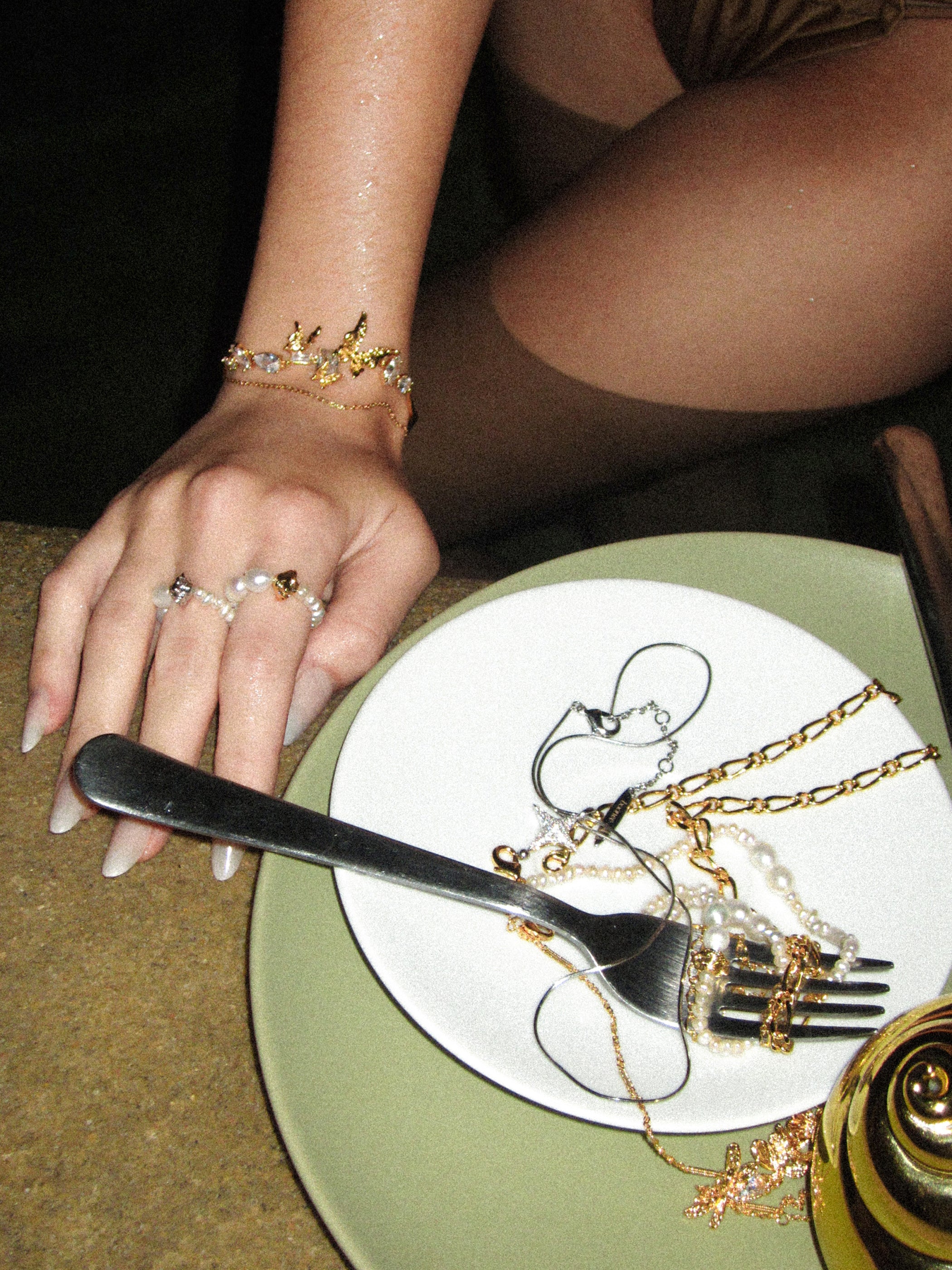 Lava Butterfly Double Layer Bracelet - booneealus