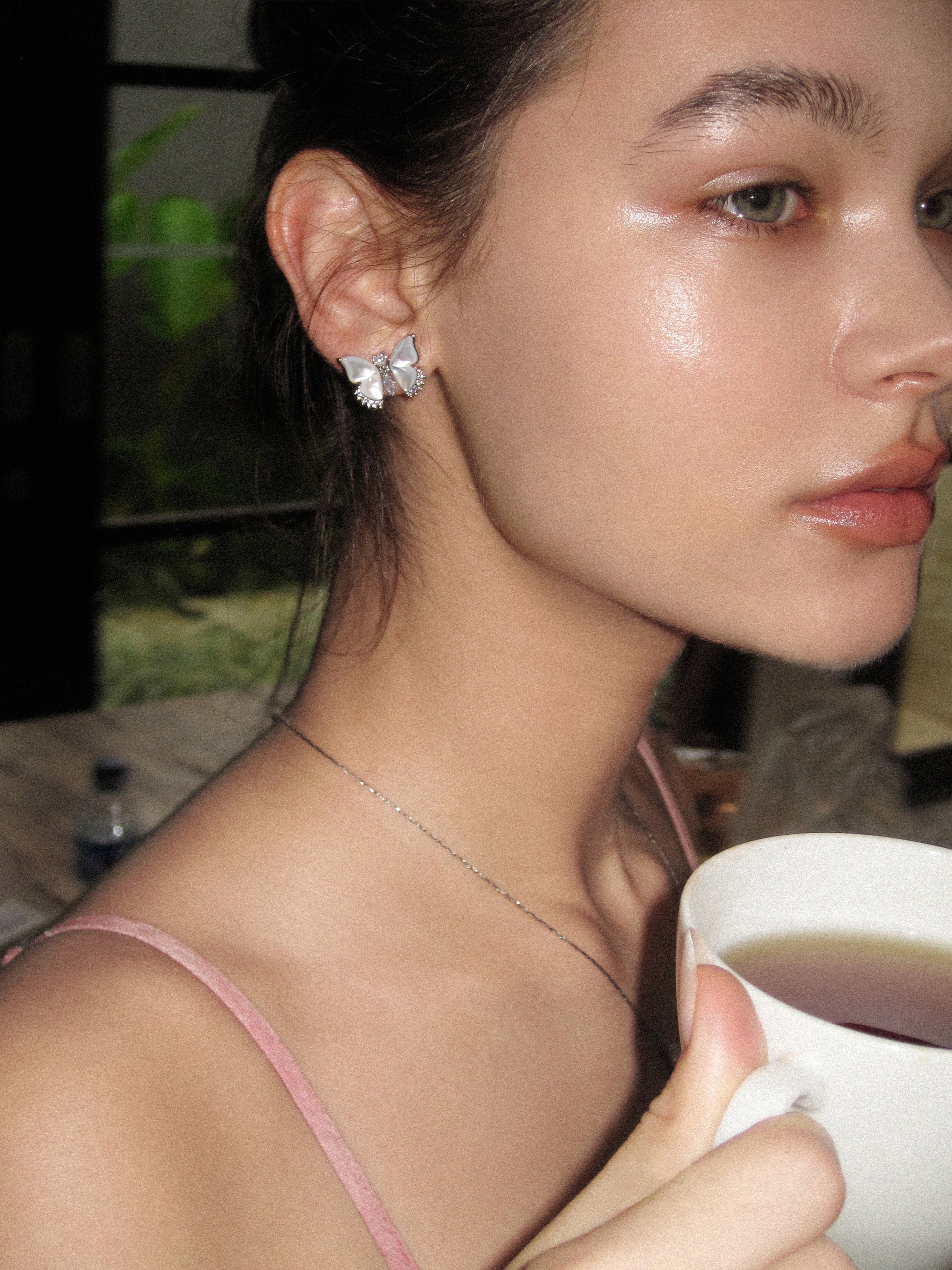 Shell Butterfly Earrings - booneealus