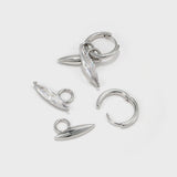 Horse Eye Zirconia Earrings