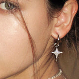 Zircon Starburst Earrings