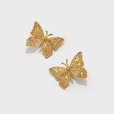 Metal Butterfly Earrings