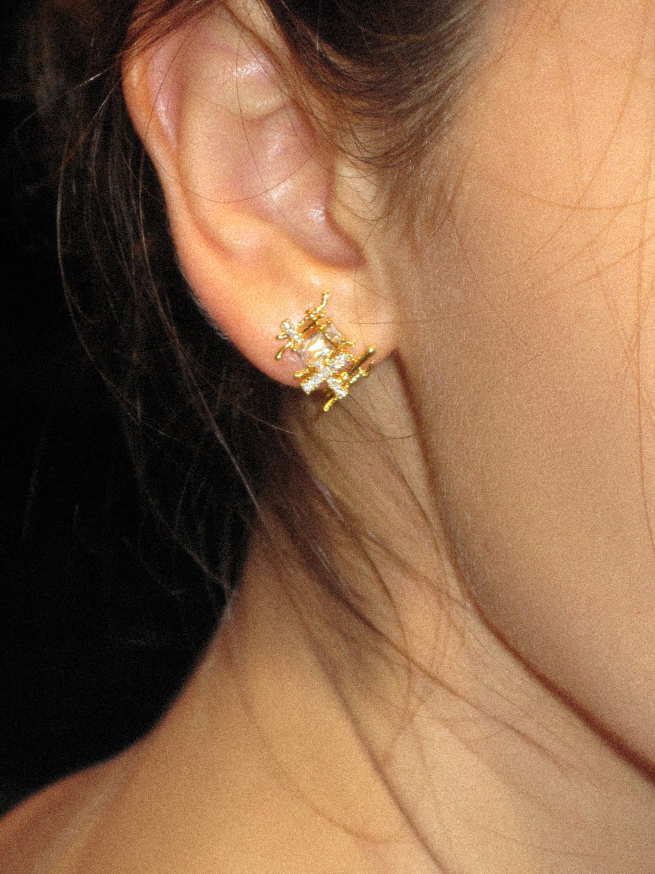 Braided Metal Earrings - booneealus