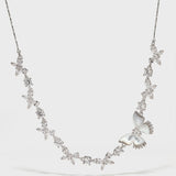 Shell Butterfly Zircon Necklace