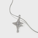 Zircon Starburst Necklace