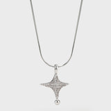 Zircon Starburst Necklace