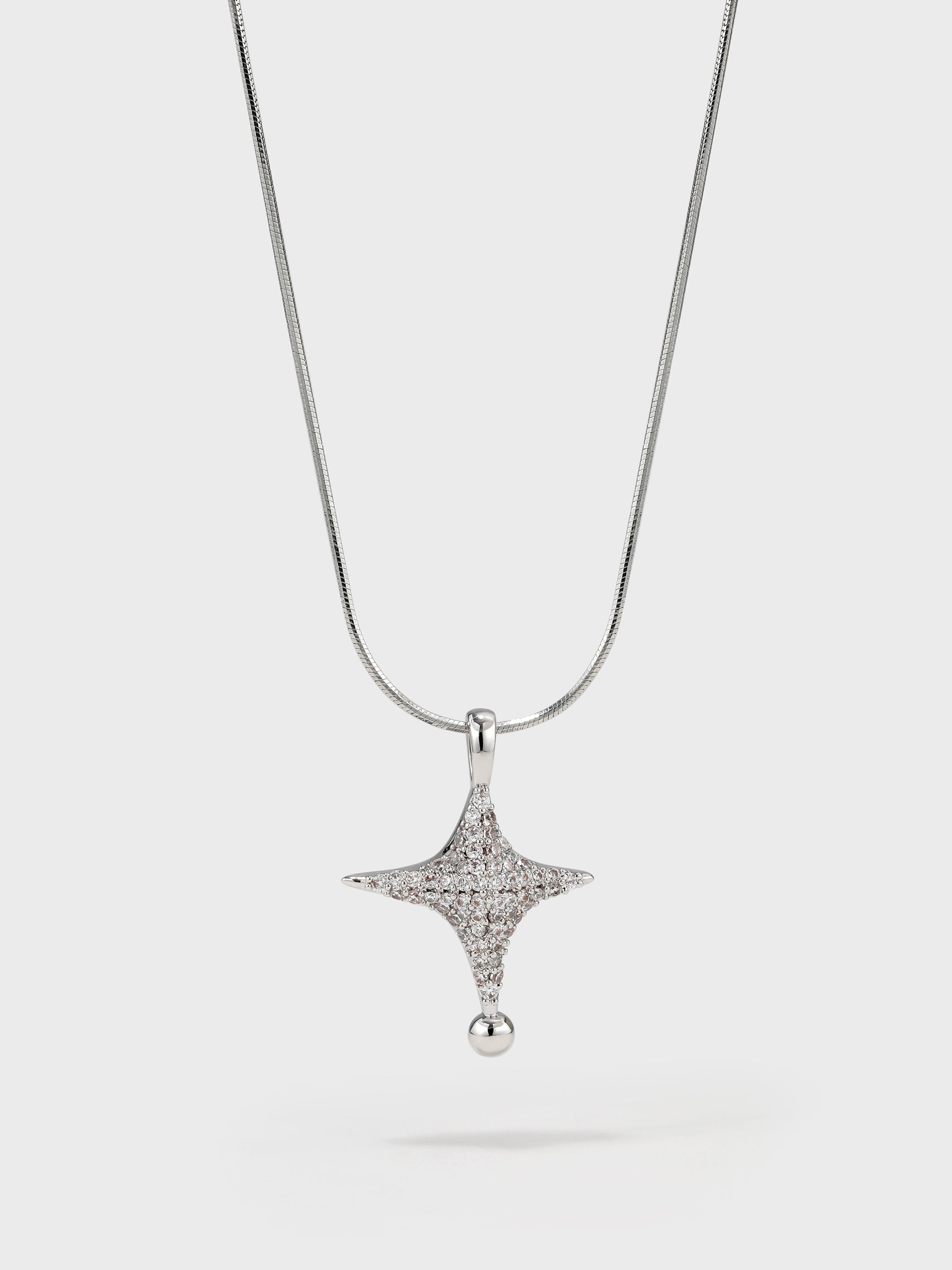 Zircon Starburst Necklace - booneealus