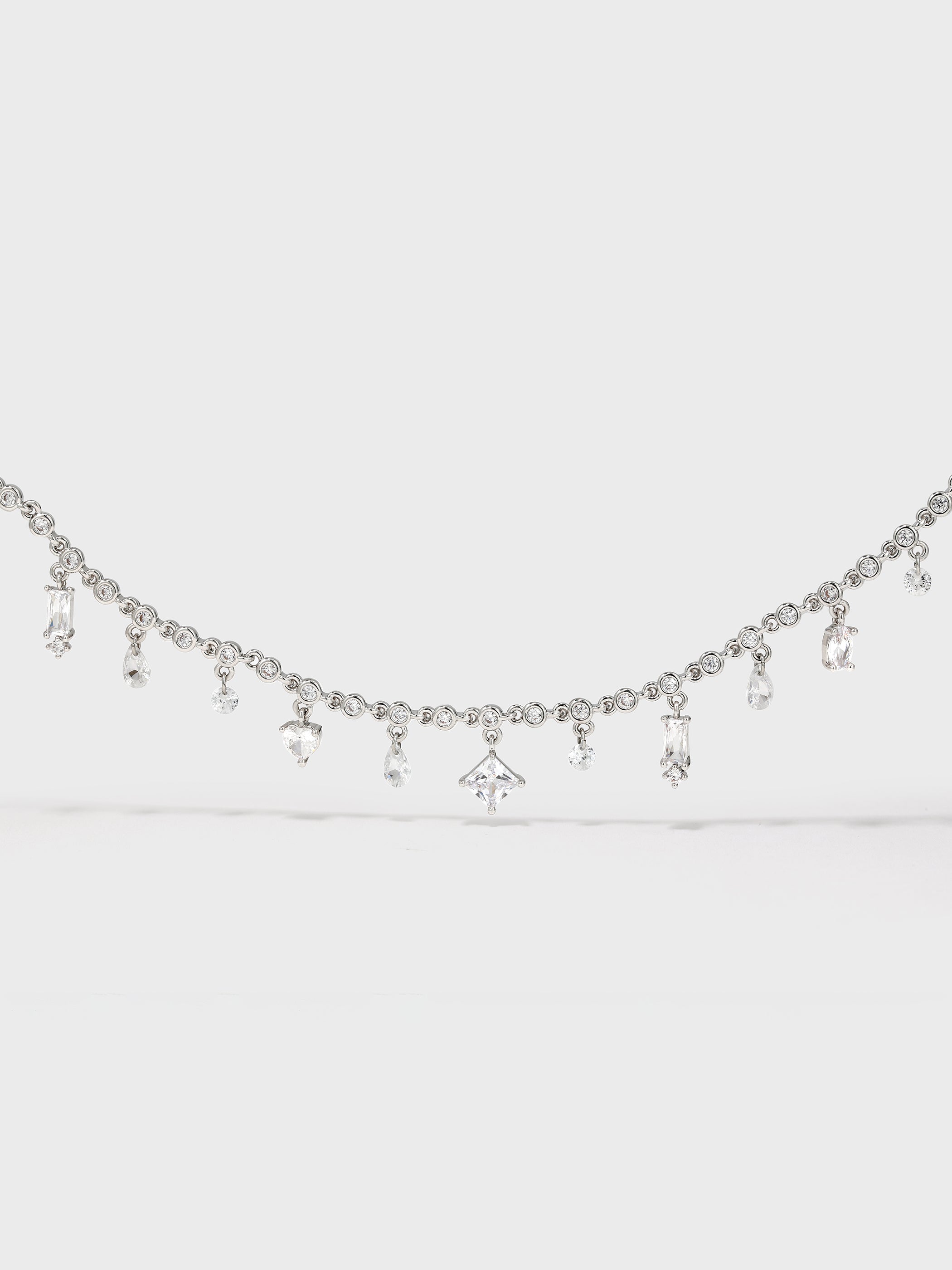 Zircon Tassel Necklace - booneealus