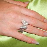 Shell Butterfly Open Ring