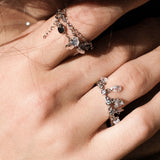 Zircon Tassel Ring