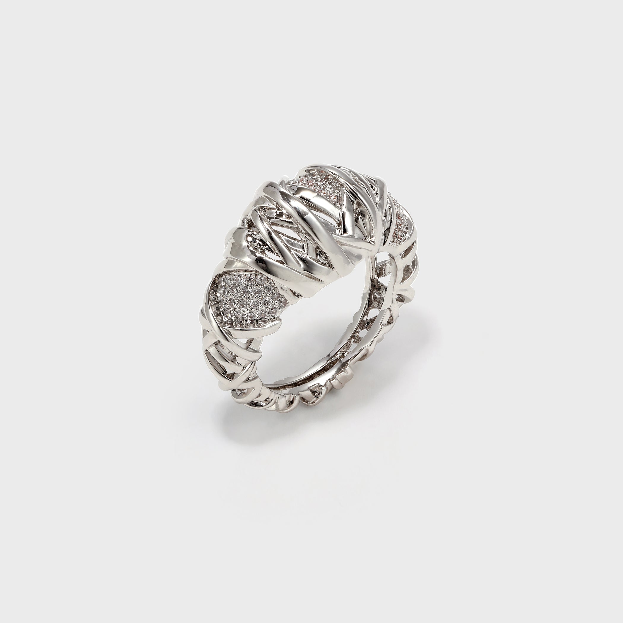 Braided Zirconia Ring