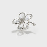 Cut Crystal Butterfly Ring