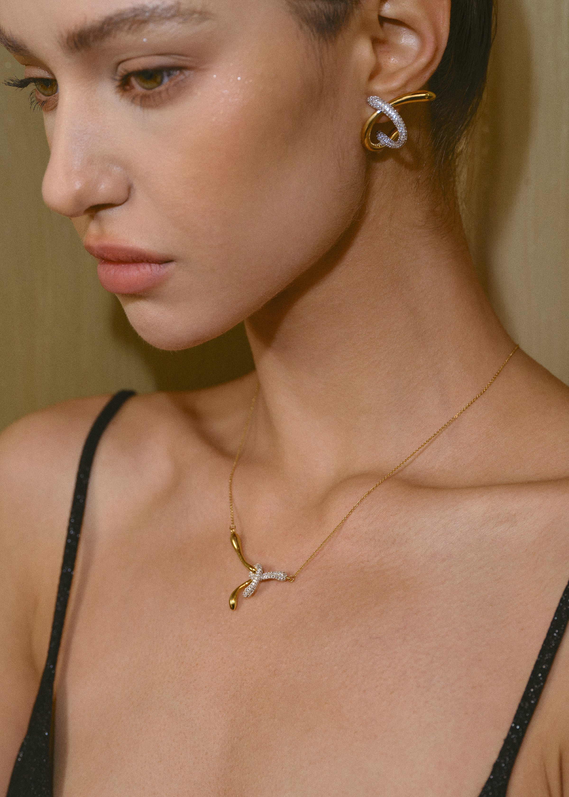 Entwined Lines necklace - booneealus