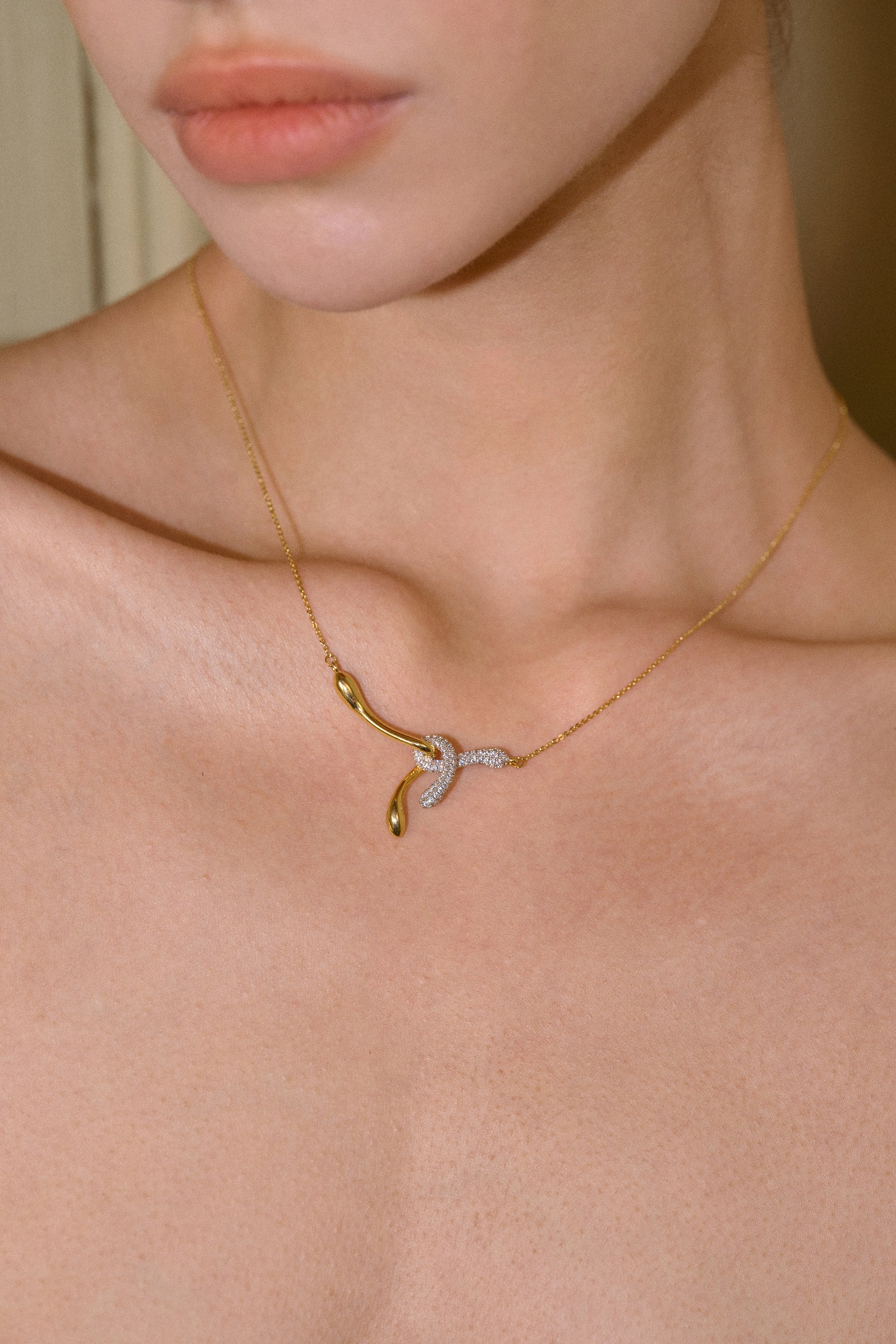 Entwined Lines necklace - booneealus