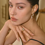 Celestial Duet Hoops Ring - booneealus