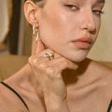 Celestial Duet Hoops Ring - booneealus