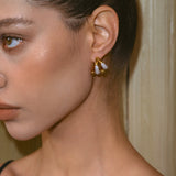 Celestial Duet Hoops Earrings - booneealus