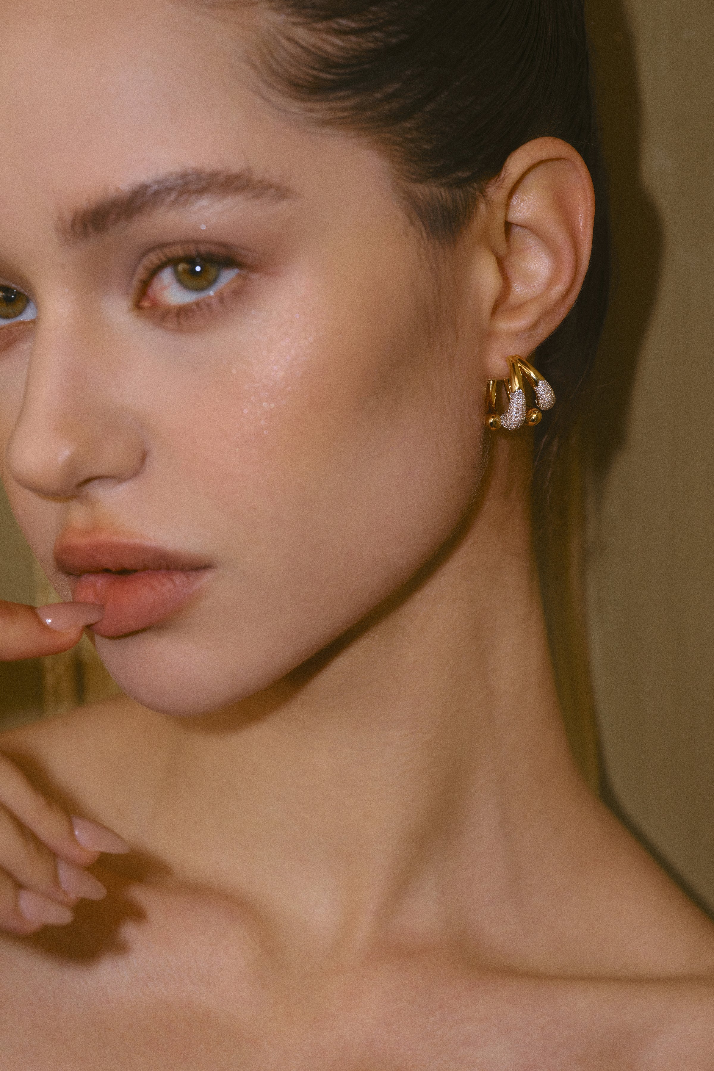 Celestial Duet Hoops Earrings - booneealus