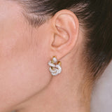 Entwined Light C-Hoop Earrings - booneealus