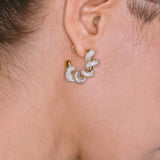 Entwined Light C-Hoop Earrings - booneealus
