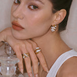 Entwined Light C-Hoop Earrings - booneealus